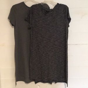Two T-shirt dresses